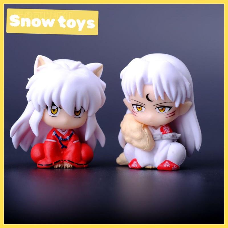 Mô hình InuYasha - Higurashi Kagome Miroku Sesshomaru - 4 nhân vật chính bán lẻ - Cao 5cm