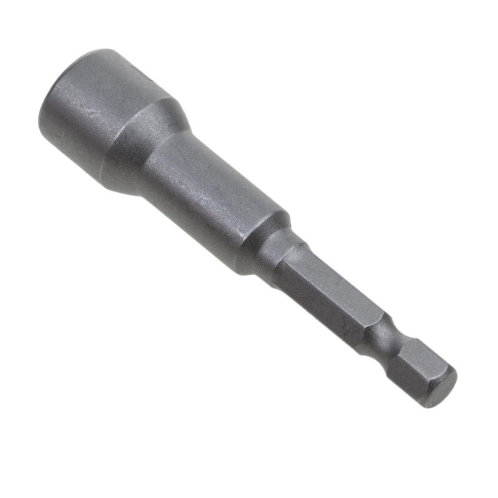 5 pieces 1/4" HEX Magnetic Nut Driver Socket Metric Impact Drill Bit 10mm