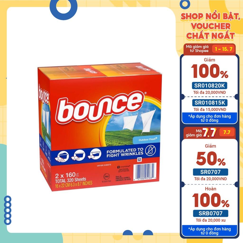 Giấy thơm quần áo Bounce làm mềm sợi vải