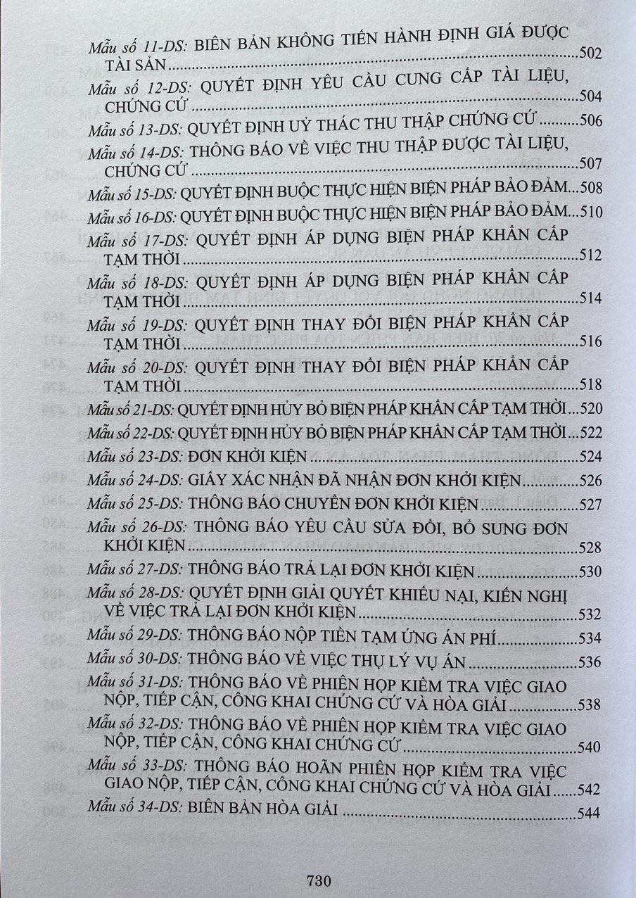 Hệ Thống Các Nghị Quyết Của Hội Đồng Thẩm Phán, Toà Án Nhân Dân Tối Cao Về Dân Sự Và Tố Tụng Dân Sự Từ Năm 1990 Đến 2023
