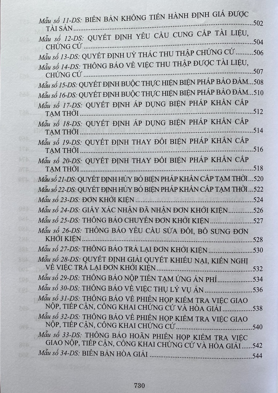 Hệ Thống Các Nghị Quyết Của Hội Đồng Thẩm Phán, Toà Án Nhân Dân Tối Cao Về Dân Sự Và Tố Tụng Dân Sự Từ Năm 1990 Đến 2023