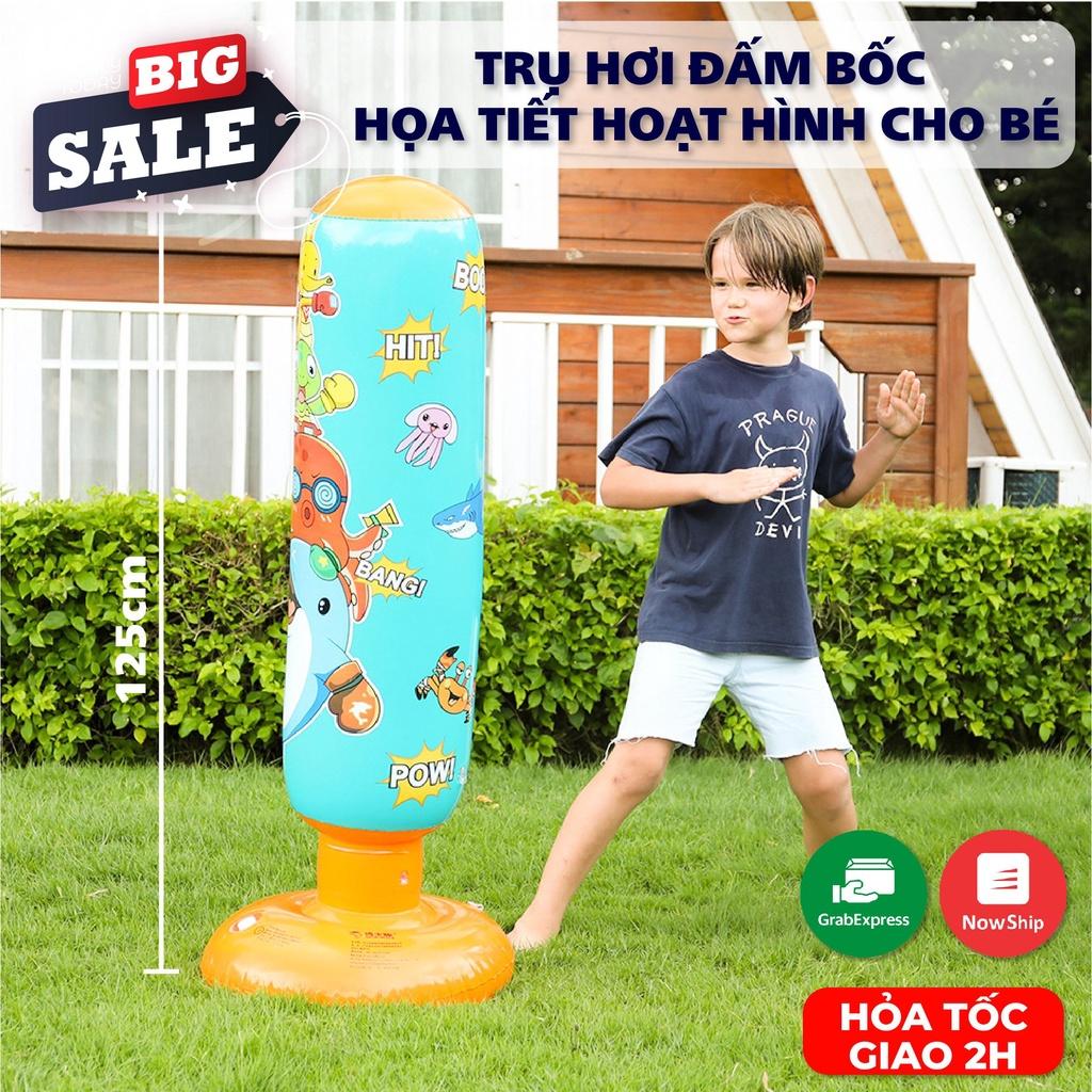 Trụ Hơi Đấm Bốc Cho Bé Tặng kèm bơm hơi