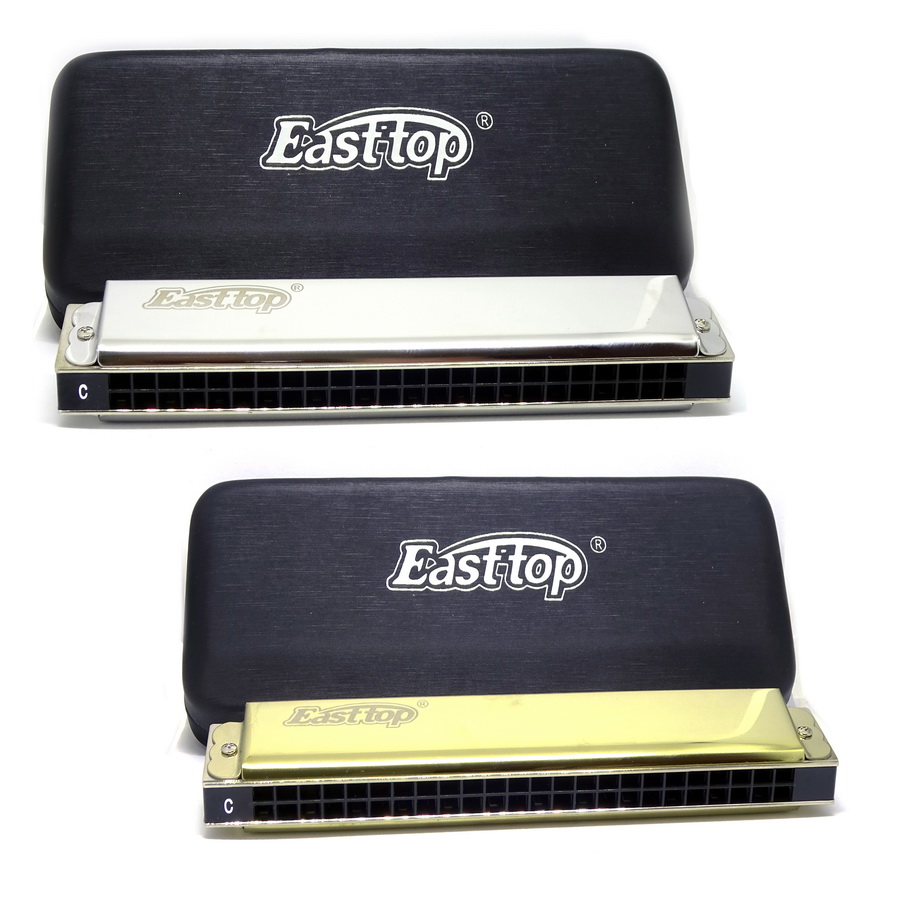 Kèn Harmonica Tremolo 24 lỗ Easttop T2403 Key C