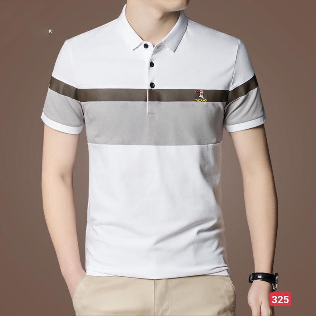 Áo thun polo nam cổ bẻ tay ngắn Vải Thun Cotton cá sấu Cao Cấp co giãn 4 chiều mặc mát, co giãn Skymen fashion