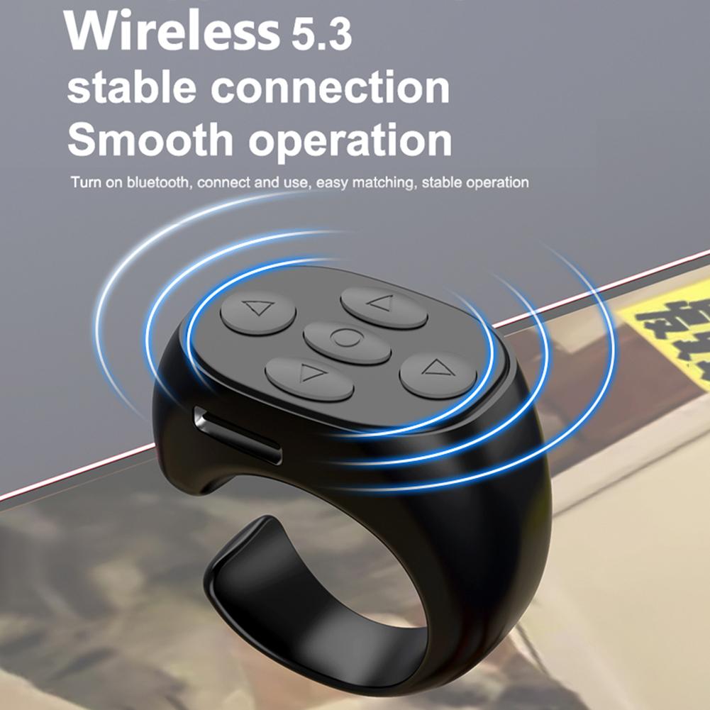Trình lật trang tự động tương thích Bluetooth không dây Duyệt qua vòng thông minh Điều khiển từ xa Sạc di động Type-c cho điện thoại di động