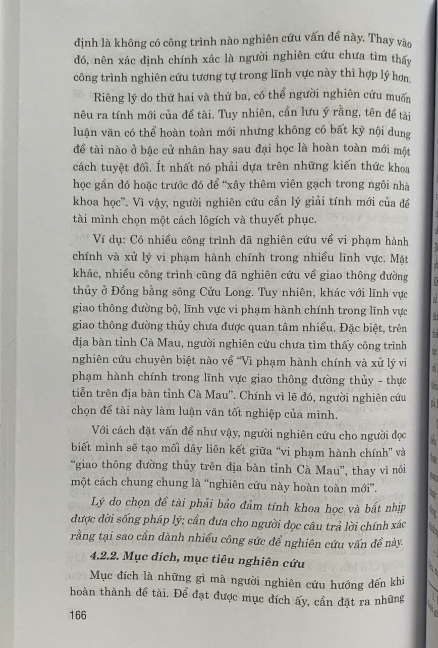 Để Hoàn Thành Tốt Luận Văn Ngành Luật (tái bản lần thứ tư, có sửa chữa, bổ sung)