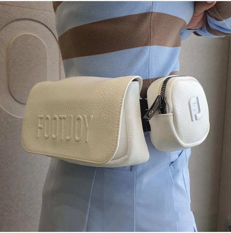 Mới Golf Nữ Thắt Lưng Thể Thao Đa Năng Thời Trang Đựng Điện Thoại Di Động Đo Xa Mini Thắt Lưng Túi Kép Thắt Lưng Túi Color: Black