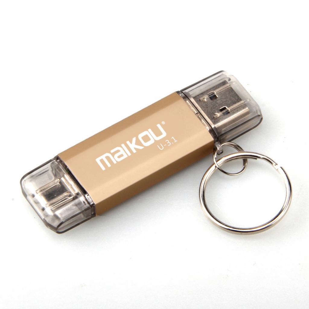 2 in 1 USB 3.0+Type C OTG Flash Drive Memory Stick High Speed