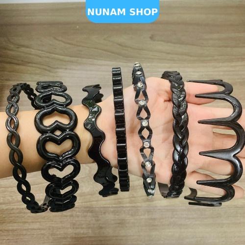 Bờm cài tóc màu đen nhiều mẫu lựa chọn cực đẹp Nunam shop