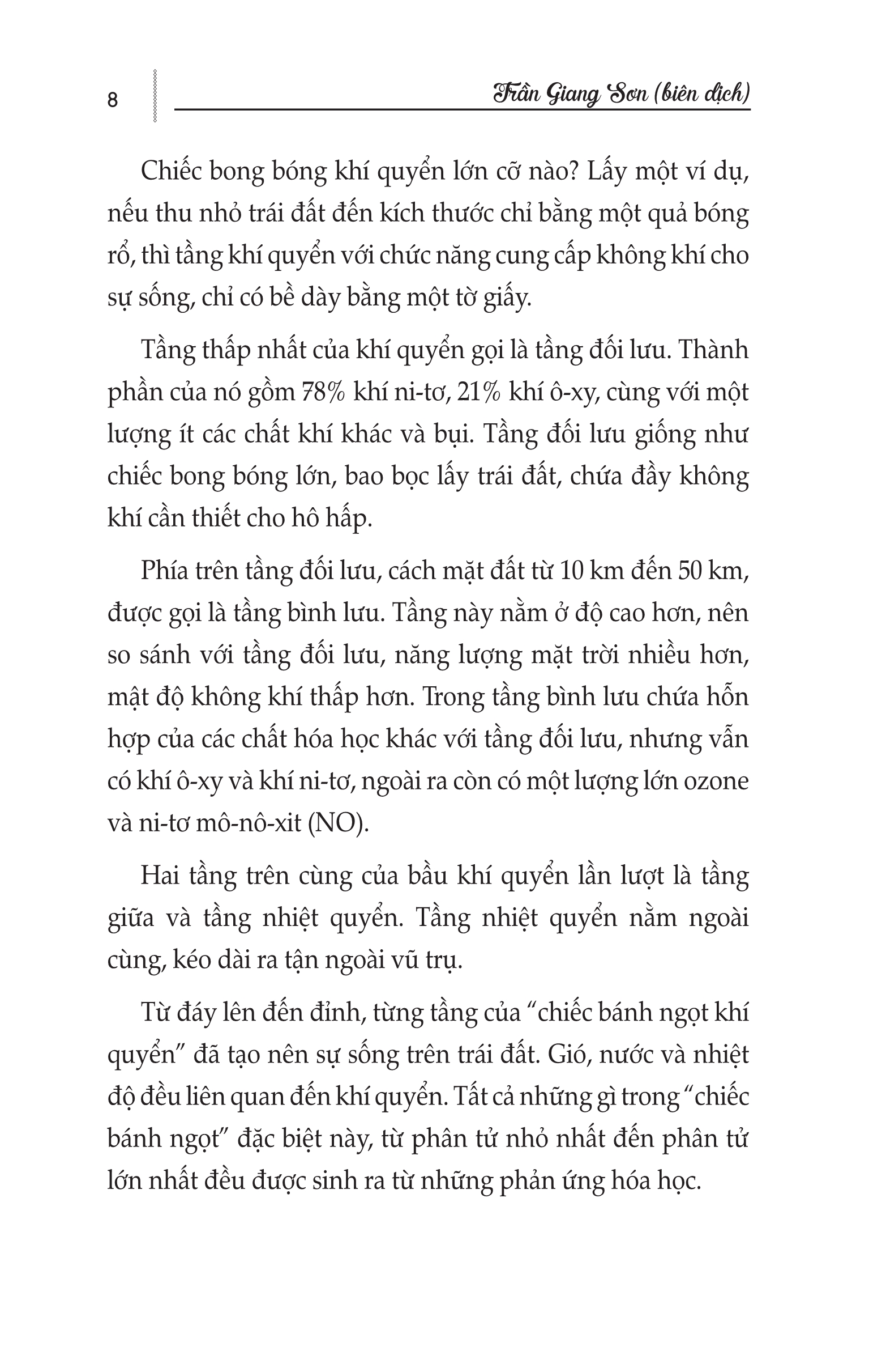 Trả Lại Tôi Bầu Khí Quyển Trong Lành