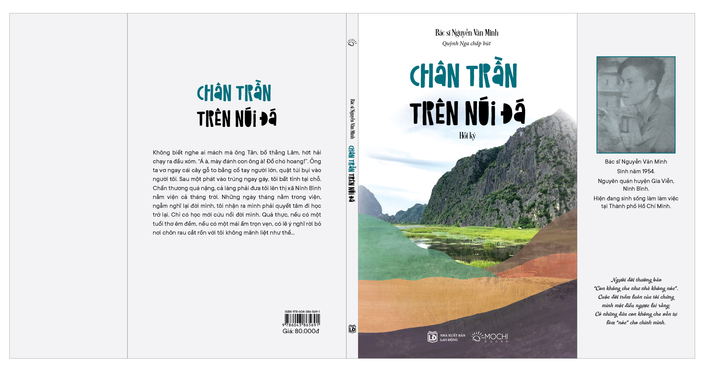 Chân trần trên núi đá