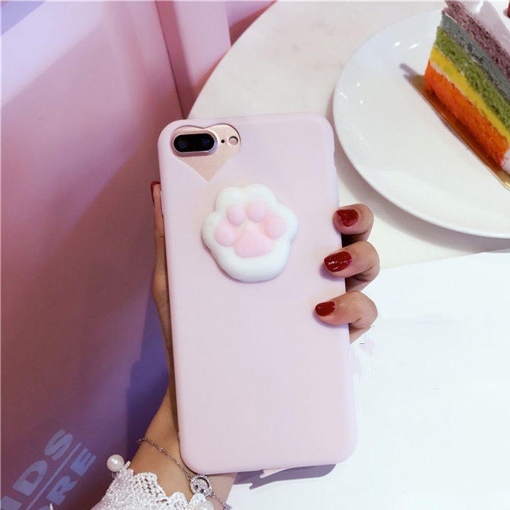 xSquishy 3D Sea Lion kitten Cat Paw Soft Phone Case Cover For iPhone /6/6S/7/7Pu