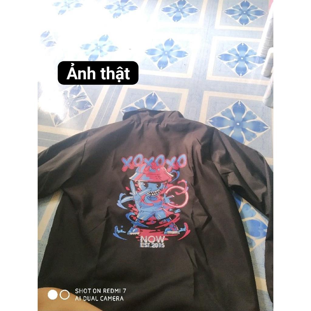 Áo khoác nam nữ Now SAIGON jacket unisex form rộng cổ bẻ dù Mero 2 lớp hàng mới bao đẹp TP0063