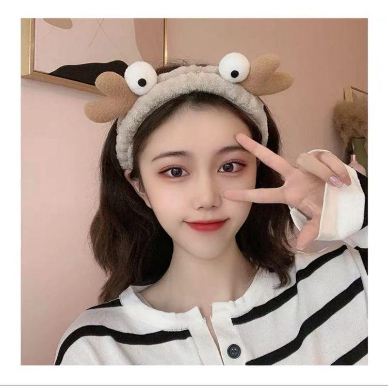 Băng đô rửa mặt sừng hươu ngộ nghĩnh
