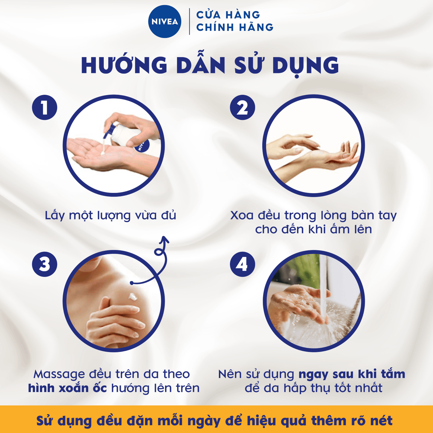 Sữa Dưỡng Thể NIVEA Extra White Dưỡng Sáng Da | Mịn Da (350 ml)