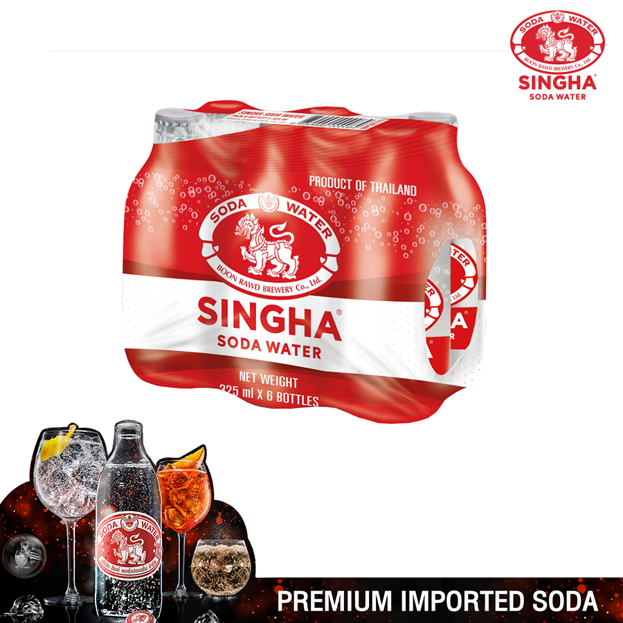 Nước soda SINGHA thùng 24 chai X  325 ml