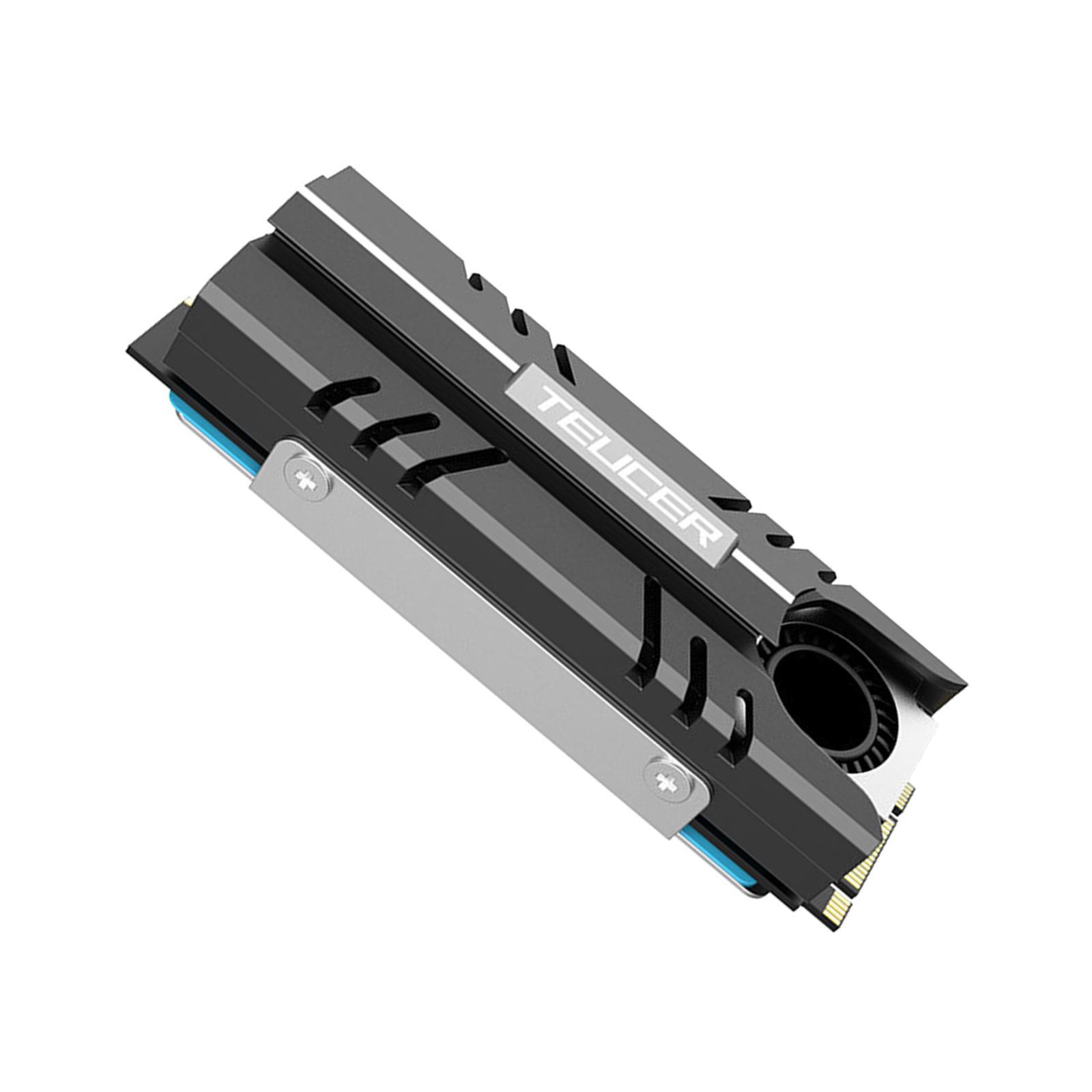 M.2 2280 SSD  3Pin Mini Turbofan Heat Sink for PS5 Computer PC