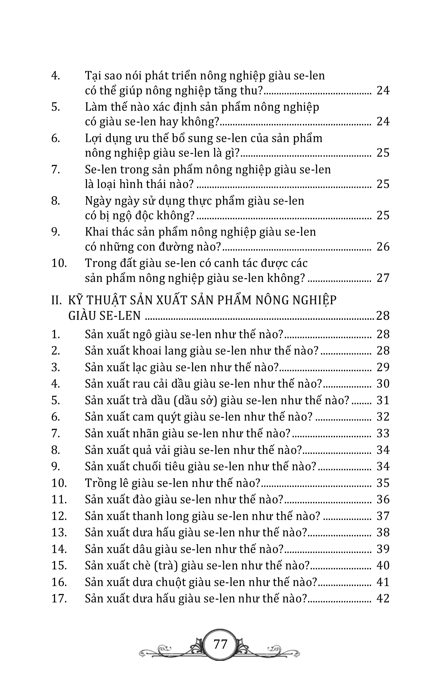 Kỹ Thuật Trồng Trọt Và Chăn Nuôi Giàu Selen