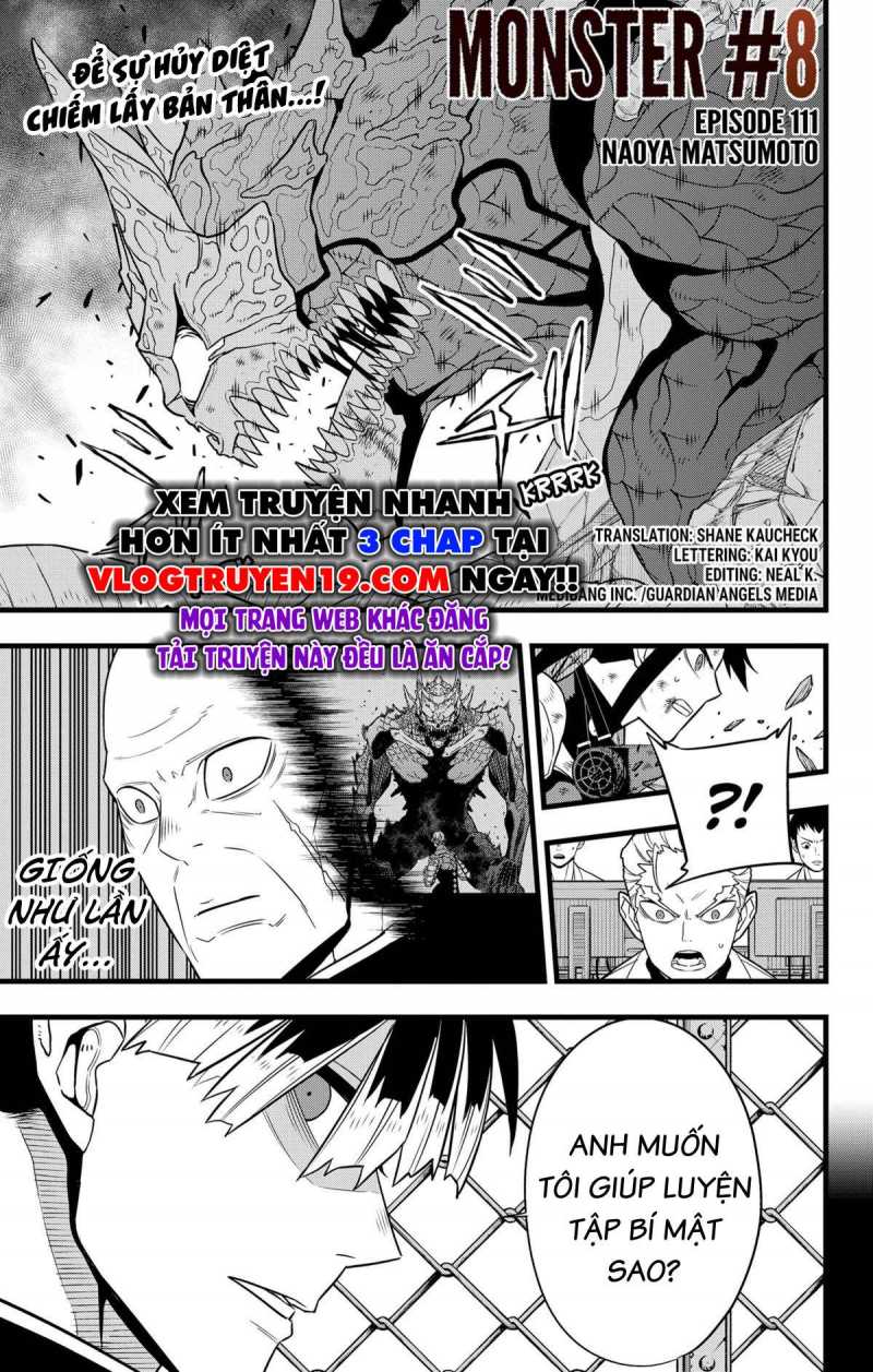 hôm nay - tôi hóa kaiju chapter 111 1