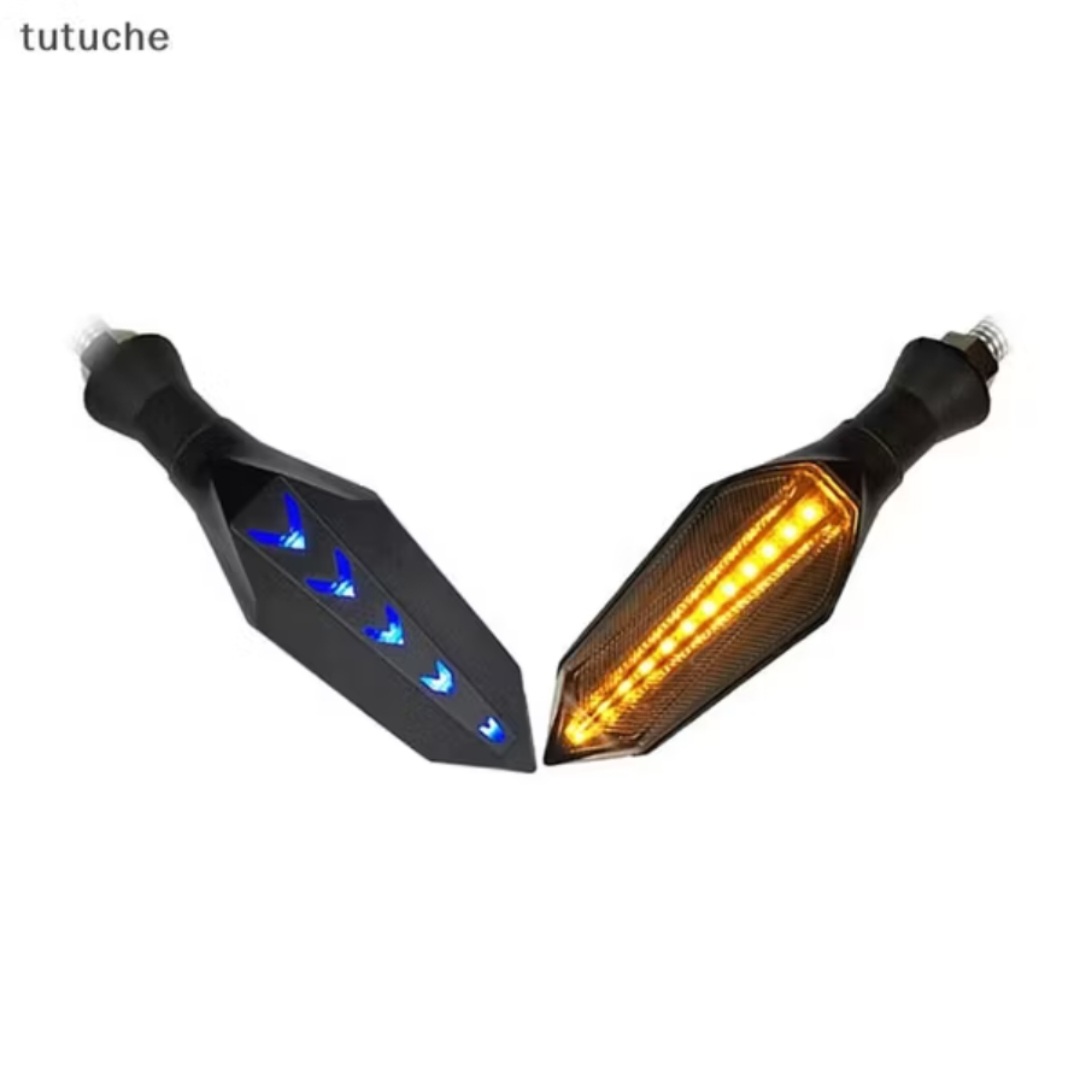 BỘ 2 ĐÈN LED XIN NHAN CHẠY ĐUỔI CỰC ĐẸP MẪU MỚI LẮP XE MÁY