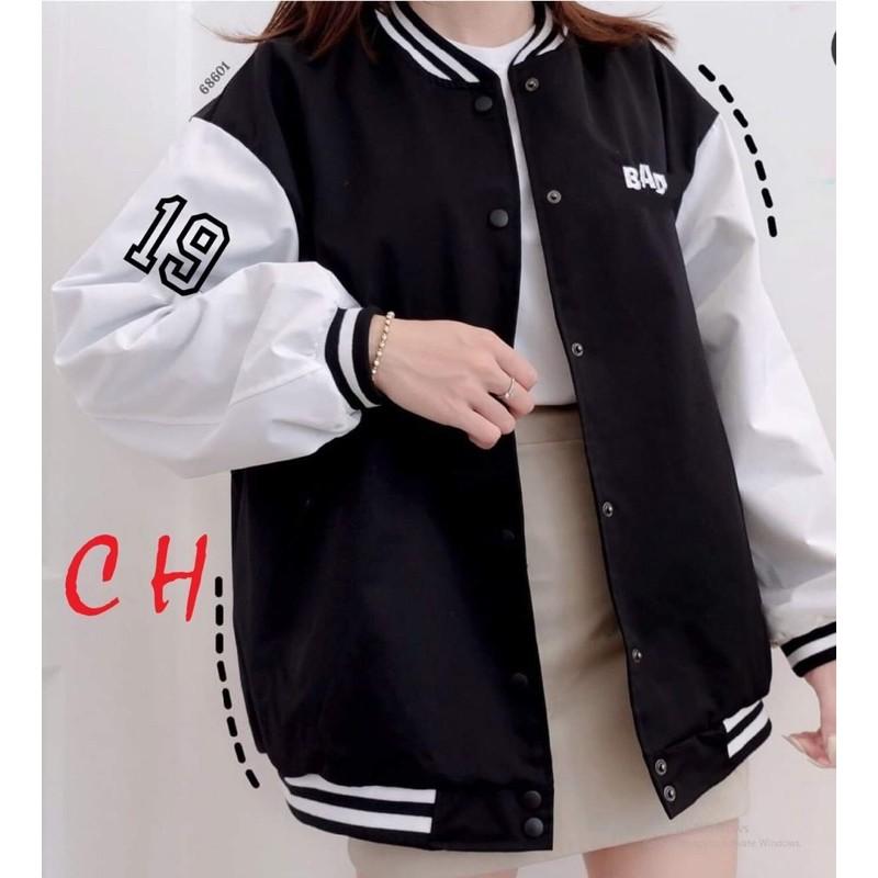 Áo gió BOMBER số 19 phối tay CH1