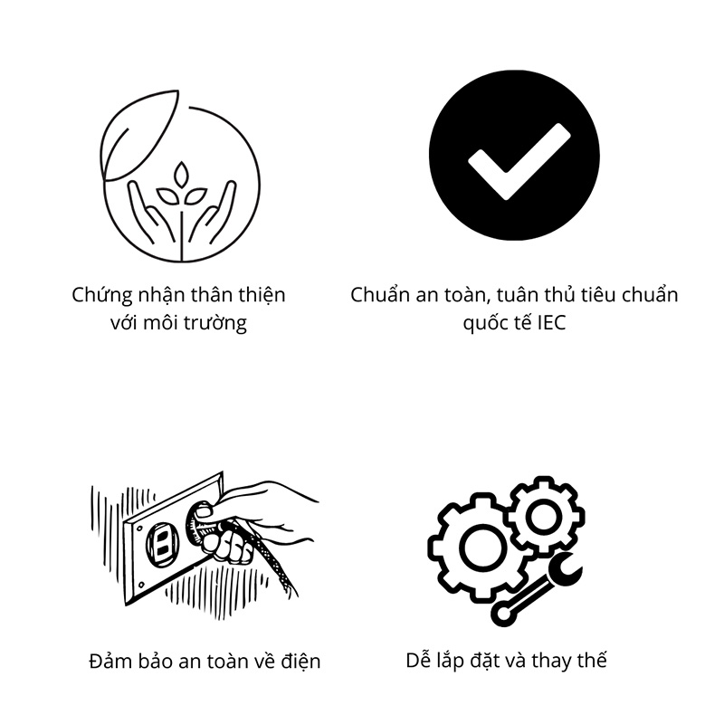 Ổ cắm đôi 3 chấu 16A, size E AvatarOn A chính hãng