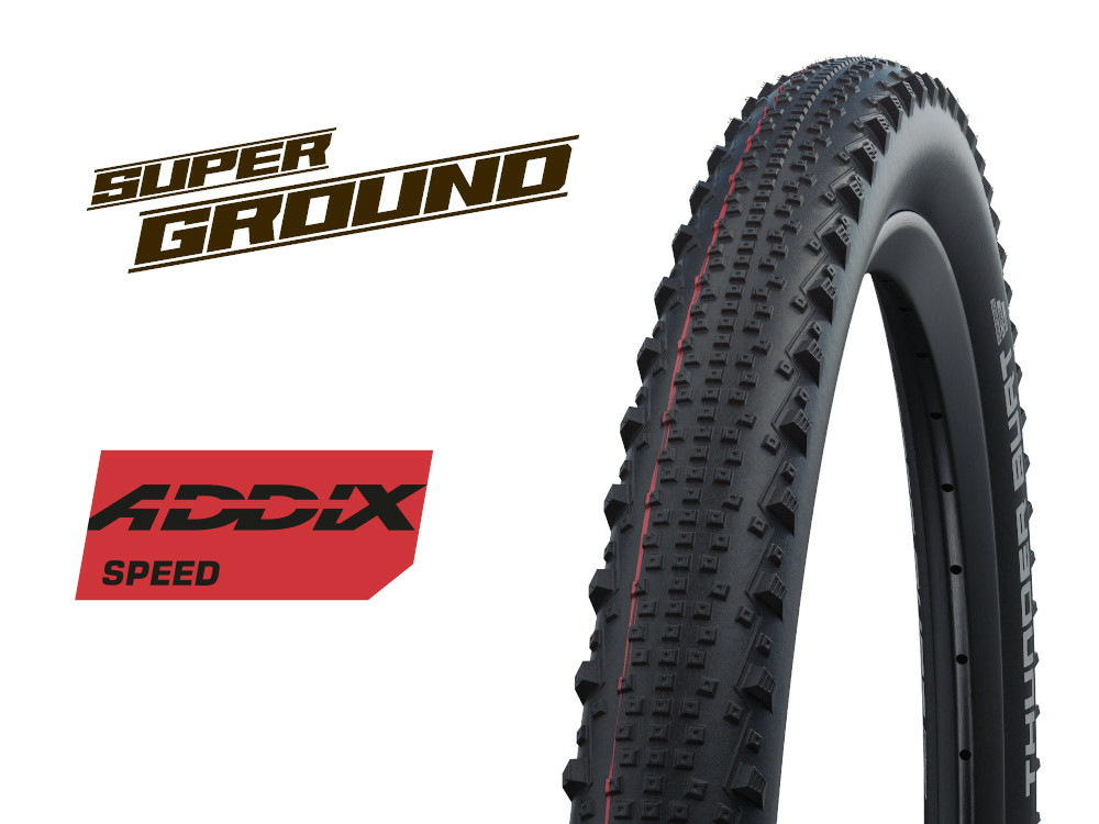 Vỏ / Lốp xe đạp địa hình không ruột tubeless Schwalbe Thunder Burt Evo tùy chọn size 27.5 / 29 inches