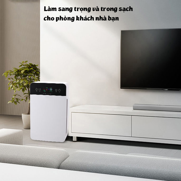 Máy lọc không khí JSY-40A lọc bụi siêu vi PM 2.5 kèm thêm 1 lõi lọc 5 lớp