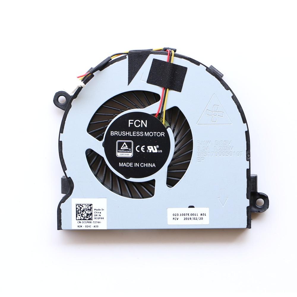 New Original Cpu Fan For Dell Vostro 14-3468 15-3568 15-3562 Cpu Cooling Fan DP/N:0CFG6X
