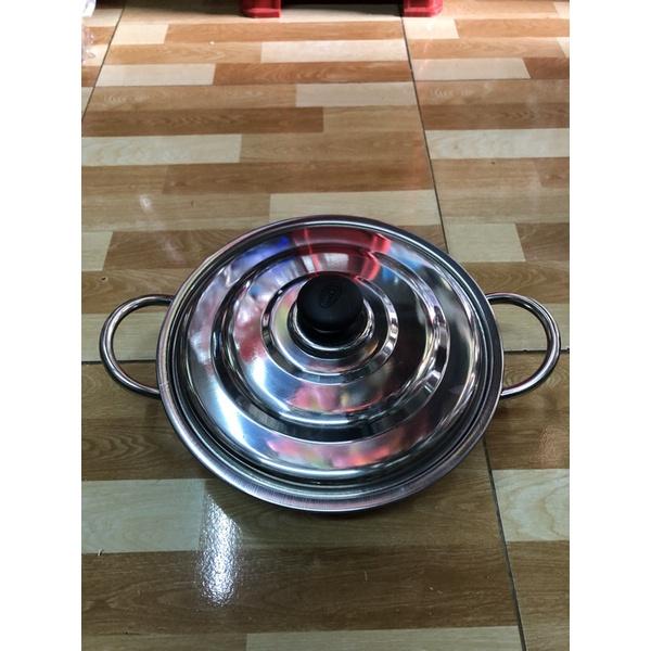 Nồi nấu lẩu 22cm 24cm inox dày 304 nồi nấu súp