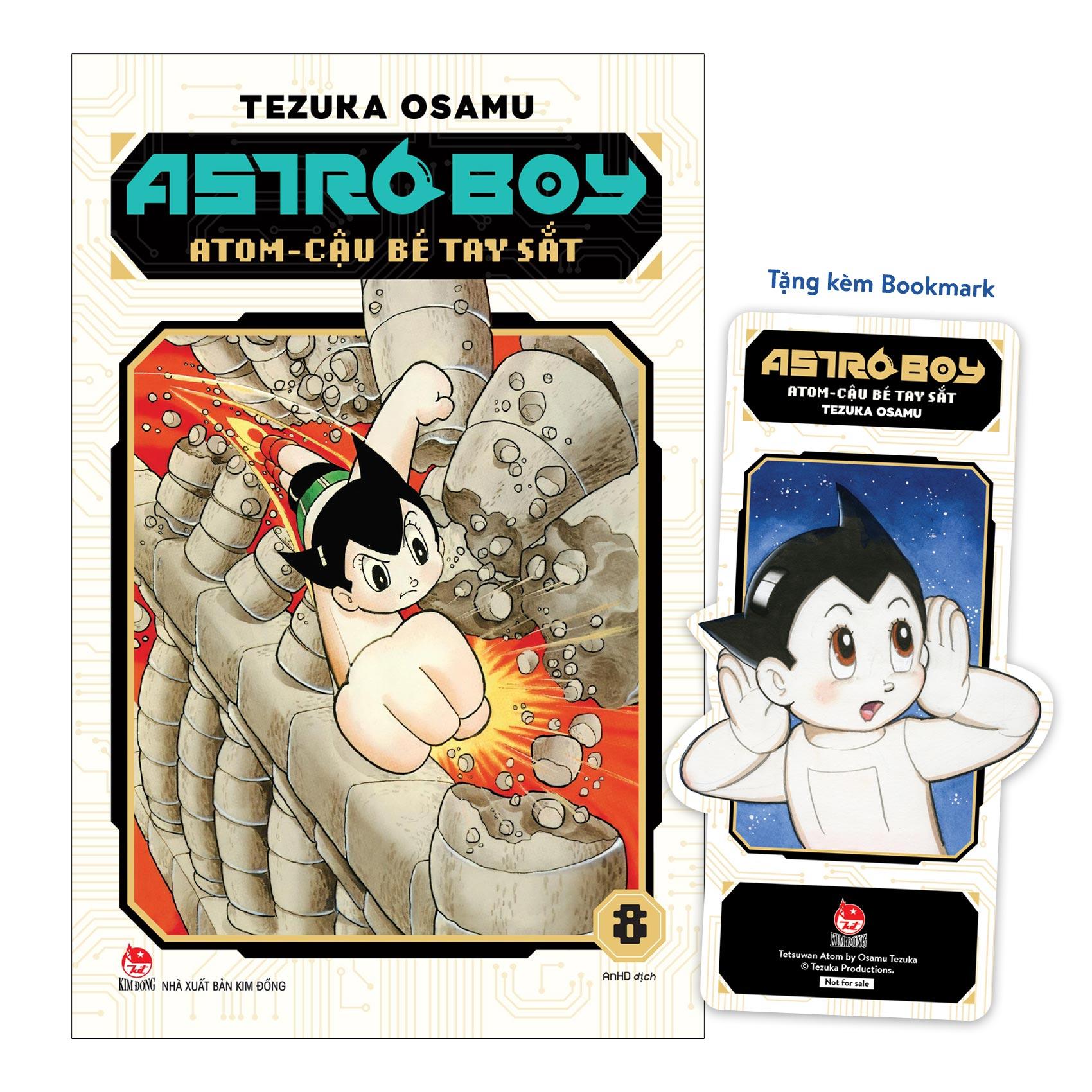 Sách - Astro Boy - Atom Cậu Bé Tay Sắt - Tập 8 - Tặng Kèm Bookmark