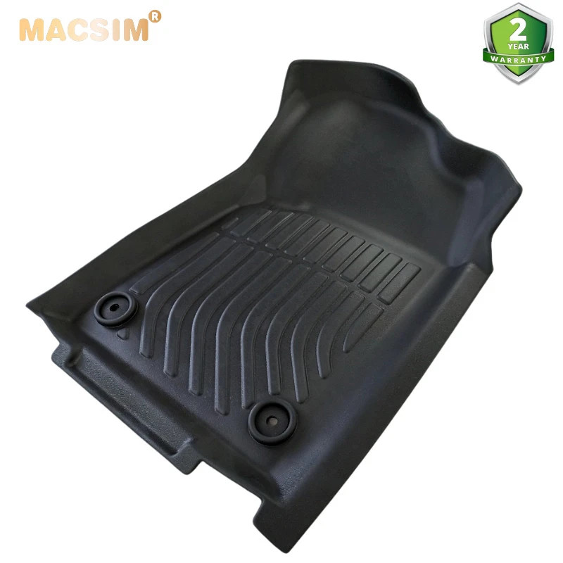 Thảm lót sàn xe ô tô JEEP CHROKEE 2016-2021 (sd) chất liệu TPE thương hiệu Macsim màu đen