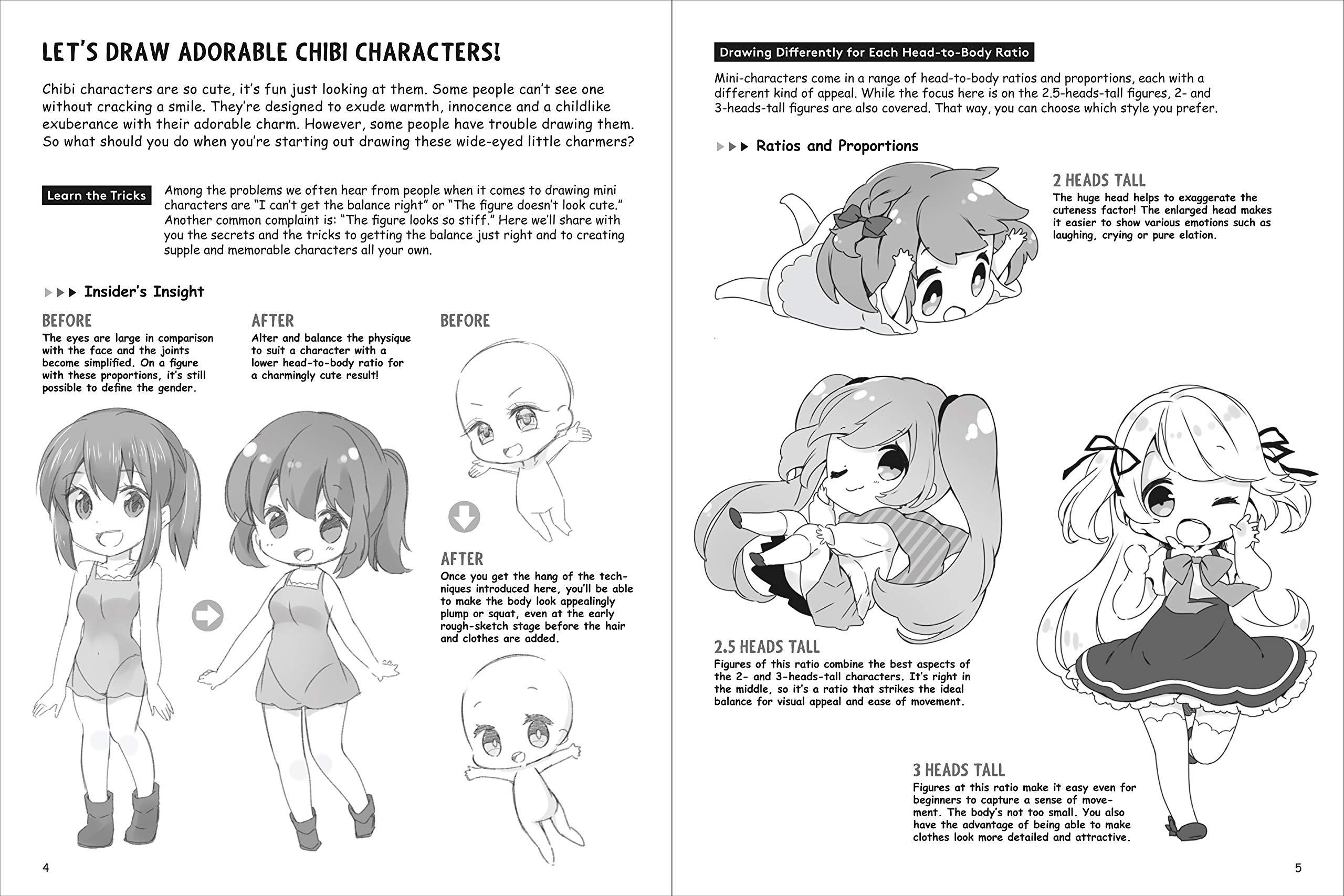 Beginner's Guide To Drawing Manga Chibi Girls: Create Your Own Adorable Mini Characters (Over 1,000 Illustrations)