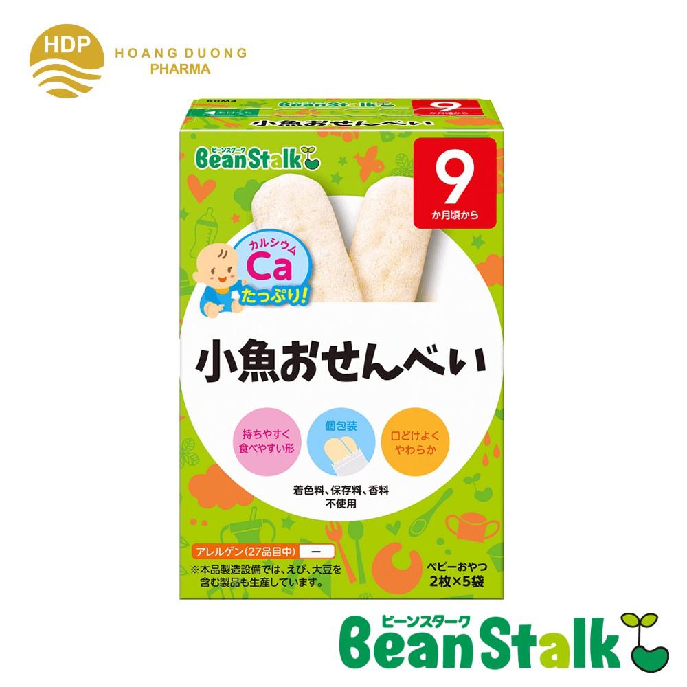 Bánh gạo ăn dặm Beanstalk cá mòi nhỏ cho trẻ từ 9 tháng trở lên