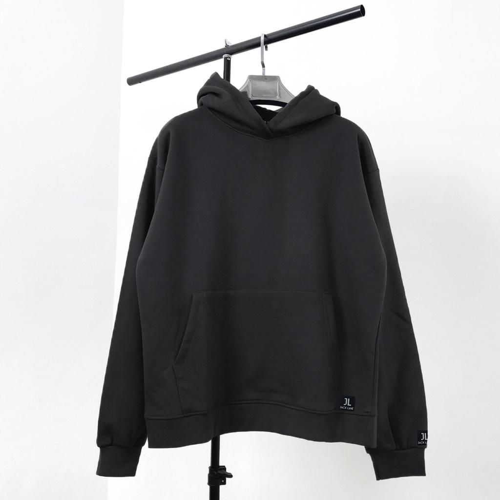 Áo Hoodie oversize trơn Basic, JACKLANE , Áo nam nữ Unisex Jack Lane dài tay chất vài dày ấm phong cách Hàn Quốc