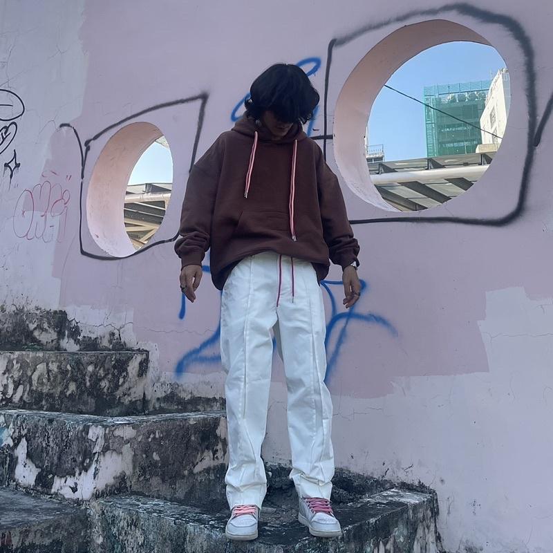 ÁO HOODIE NÂU FORM TO AZIER