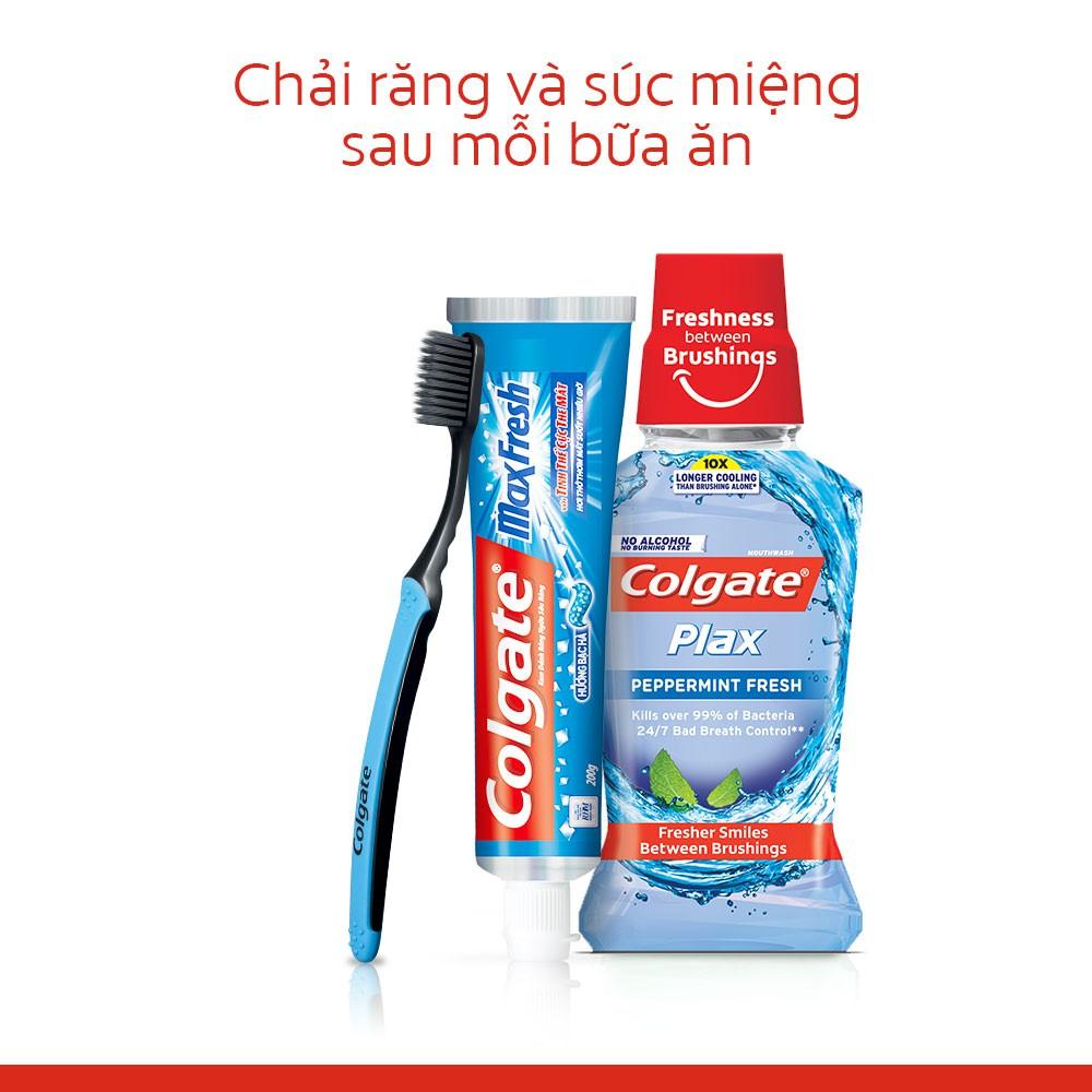 Bộ 2 hộp đôi kem đánh răng Colgate Maxfresh Twin bạc hà 175g/tuýp