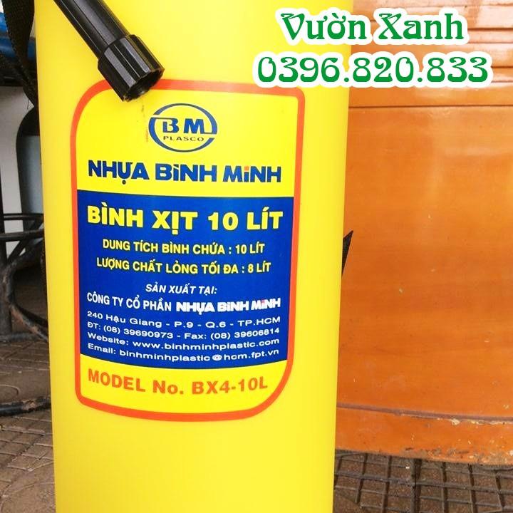 Bình phun xịt tưới 10 lít Bình Minh