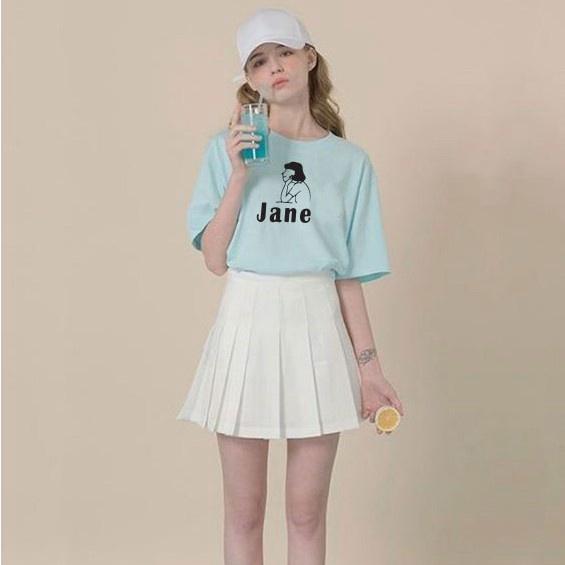 Áo Thun Nữ Tay Lỡ Unisex In Chữ Jane Rẻ Bền Đẹp ATN3906 - J.A Shop