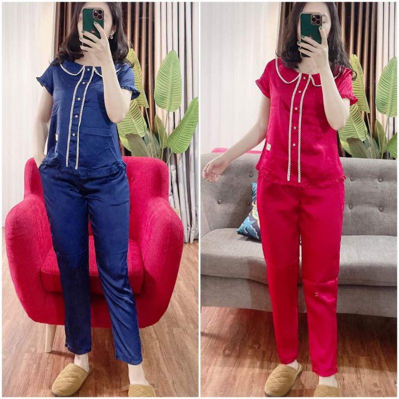 Set đồ lụa satin cao cấp sang đẹp