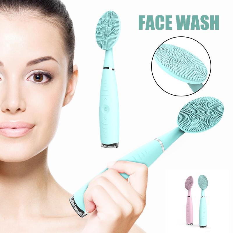 Làm Sạch Da Mặt Bàn Chải Chống Nước Rung Sạc Dụng Cụ Cắm Bàn Chải Rửa Mặt Bàn Chải Sạch Sâu Tẩy Tế Bào Chết Nhẹ Nhàng