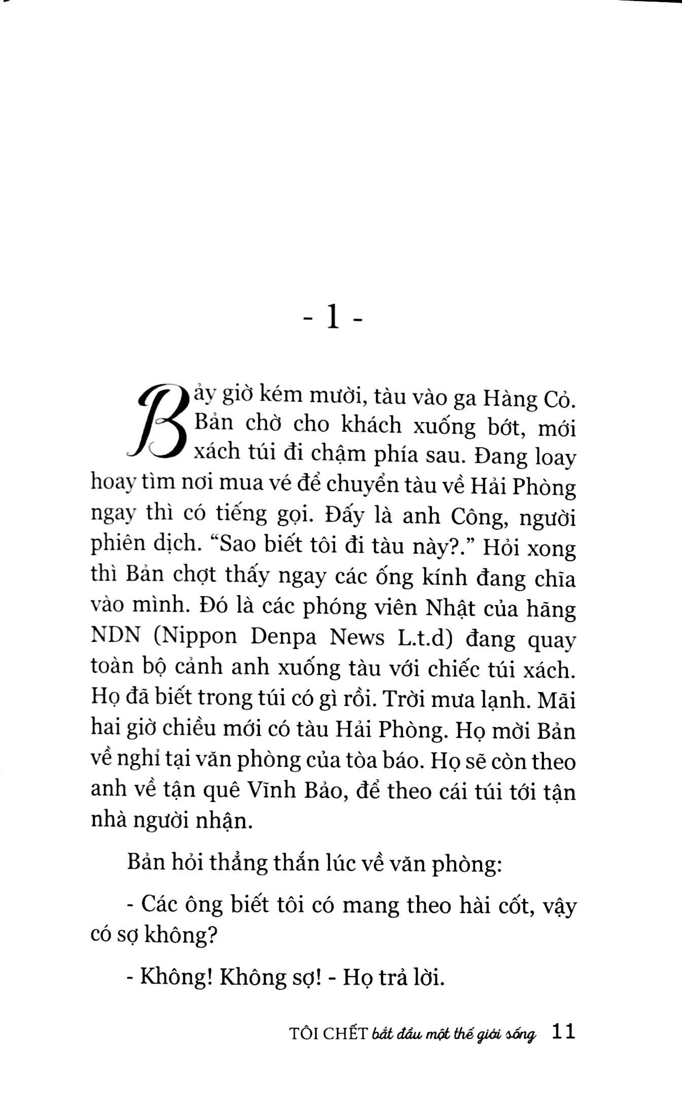 Tôi Chết Bắt Đầu Một Thế Giới Sống