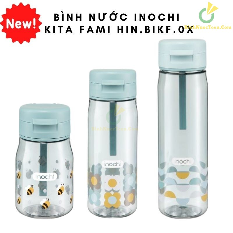 Bình nước thể thao Kita Active, Bình nước Kita Fami, Bình nước Kita Slim - Chính hãng INOCHI