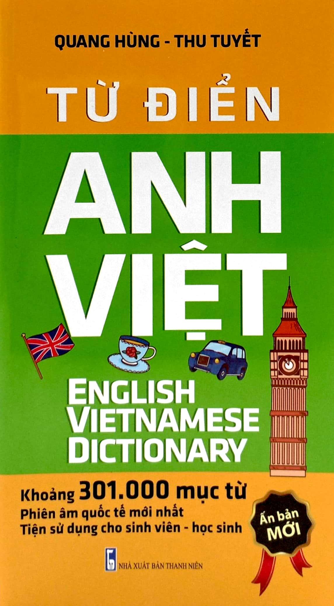 Từ Điển Anh-Việt (Khoảng 301.000 Từ)