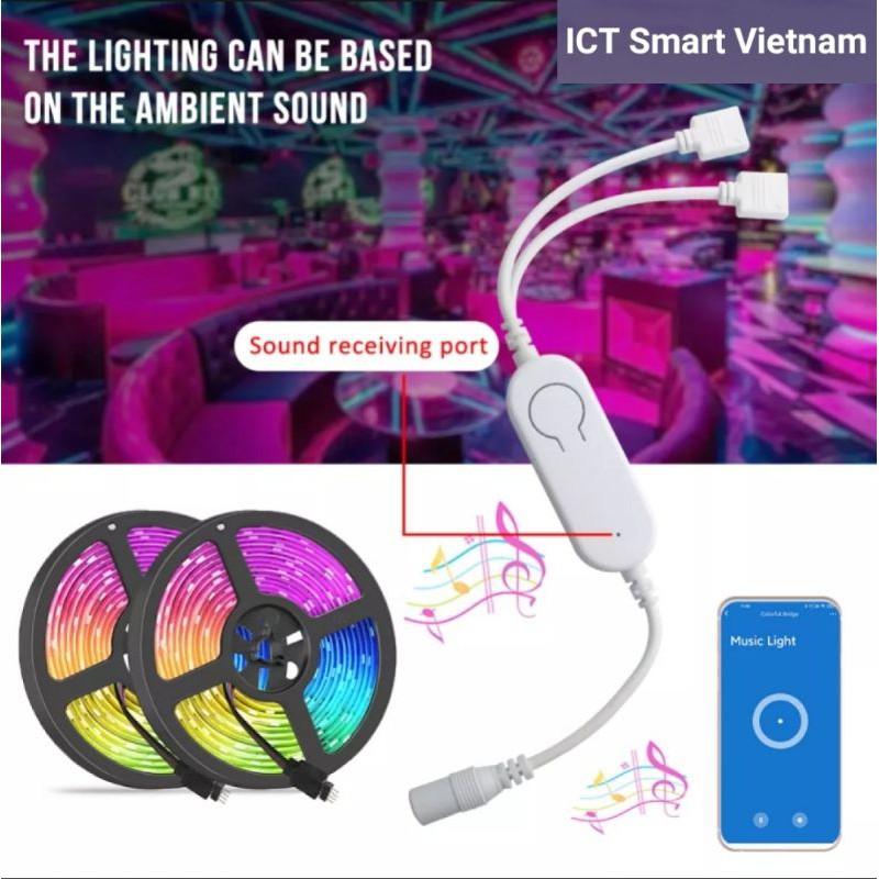 Bộ điều khiển Led Wifi kết hợp hồng ngoại 4 chân. Ra lệnh giọng nói Google &amp; Alexa