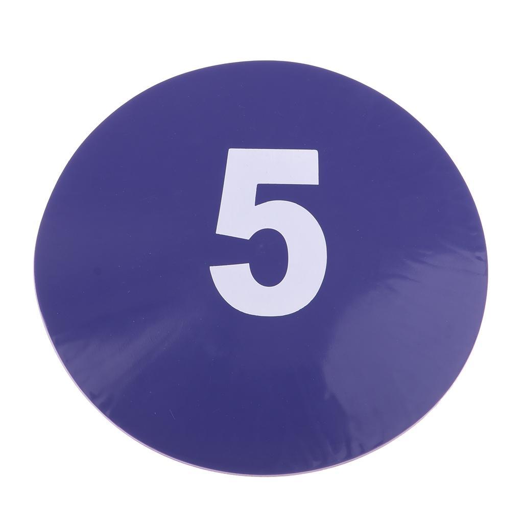 10Pcs Football Training Mark  Anti-slip Agility Cone for Sport Athlete