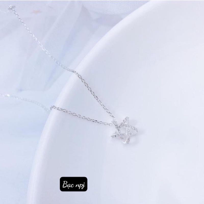 Dây chuyền kèm mặt ️ XINH XẮN ️ , Các mẫu vòng cổ nữ Bạc Ta , giá tận xưởng- Bạc Npj