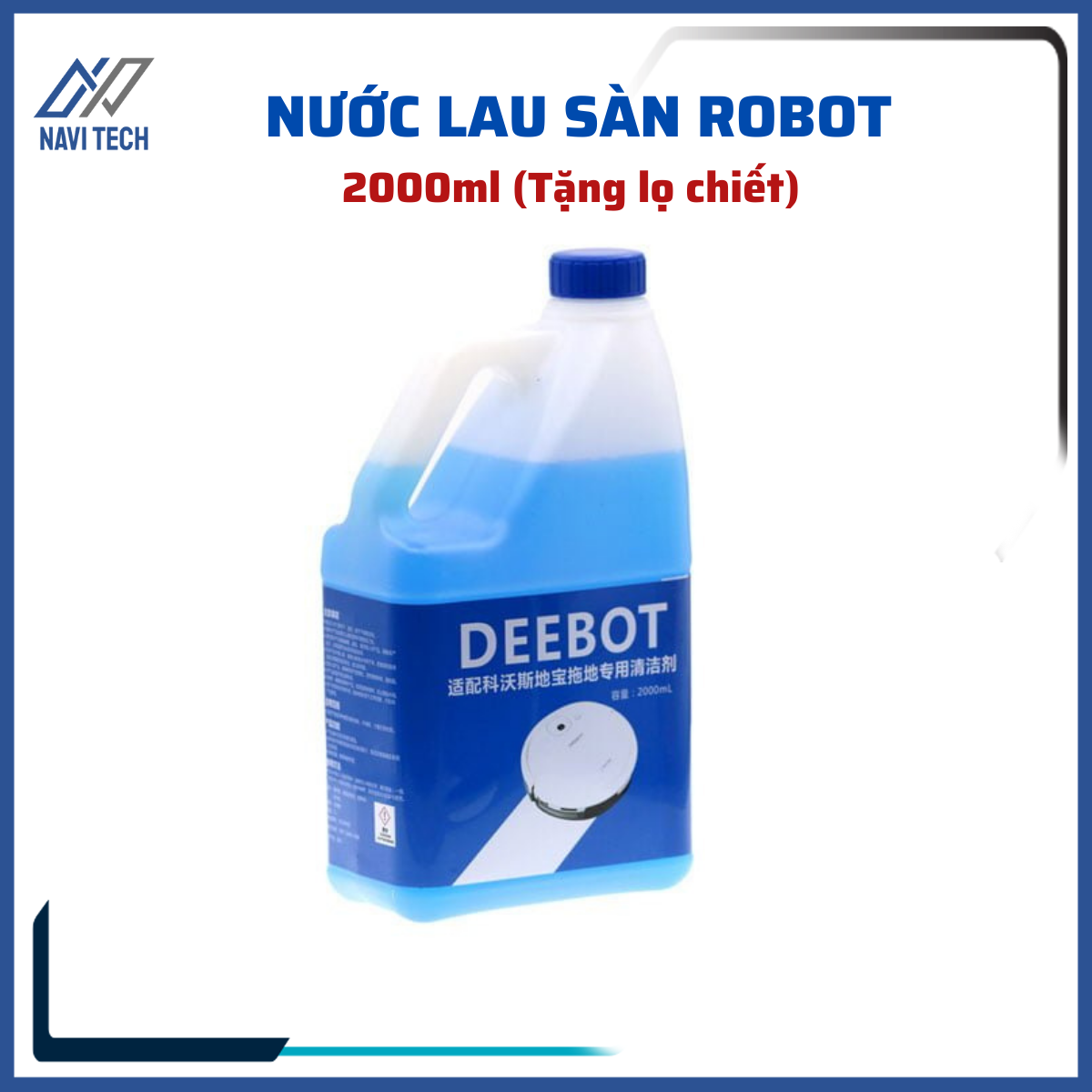 Nước lau sàn chuyên dụng dành cho Robot hút bụi lau nhà