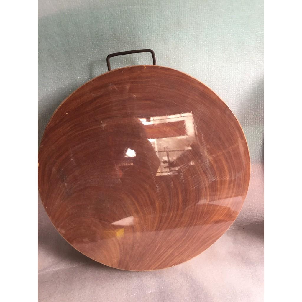 Thớt gỗ nghiến đá ,đường kính 39 dầy 5cm