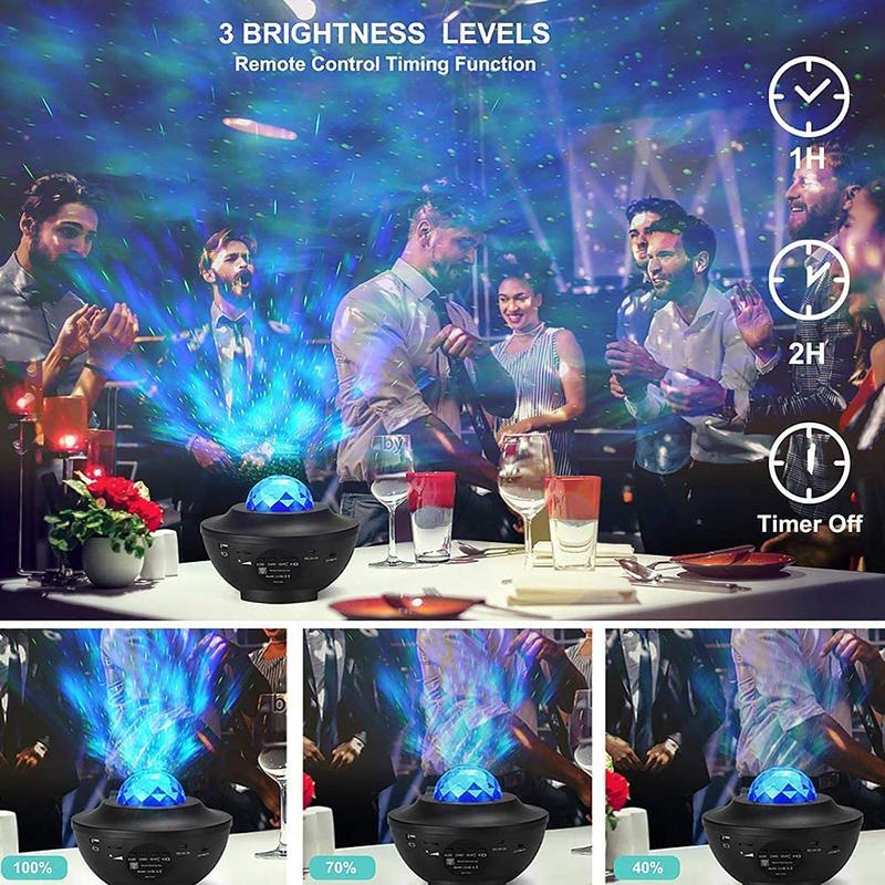 Đèn Laser Chiếu Sao Kết Nối Bluetooth Cổng Usb